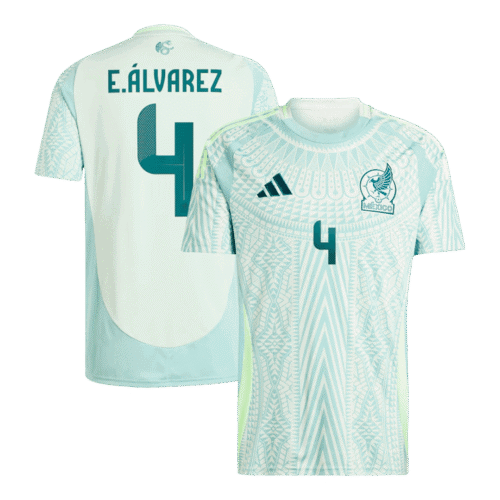 E.ÁLVAREZ #4 Mexico Away Soccer Jersey Copa America 2024