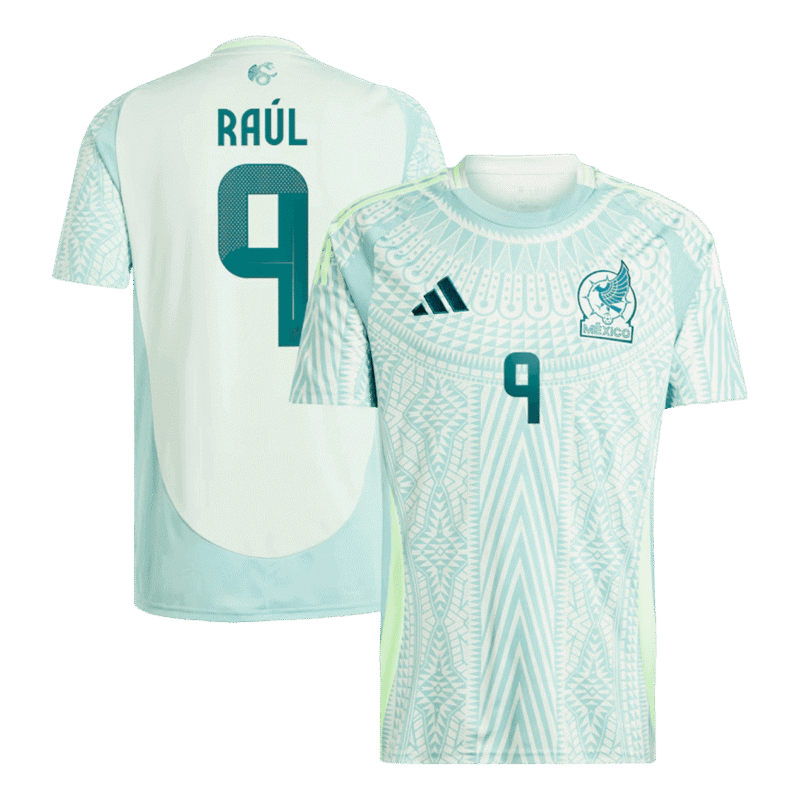 RAÚL #9 Mexico Away Soccer Jersey Copa America 2024