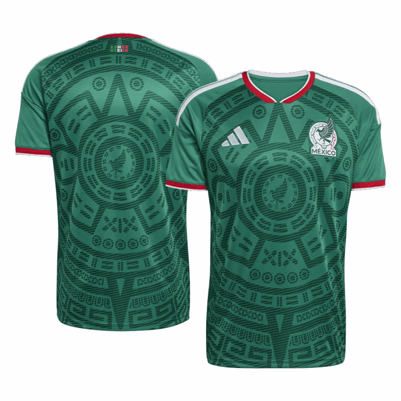 616948_3 Mexico Home Soccer Jersey World Cup 2026 Green