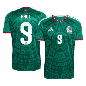 627118_1 Raúl#9 Mexico Home Soccer Jersey World Cup 2026 Green