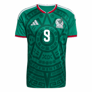 627118_2 Raúl#9 Mexico Home Soccer Jersey World Cup 2026 Green