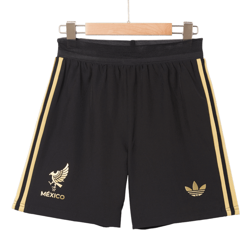 Mexico Third Away Authentic Soccer Shorts 2025 - Gold Cup