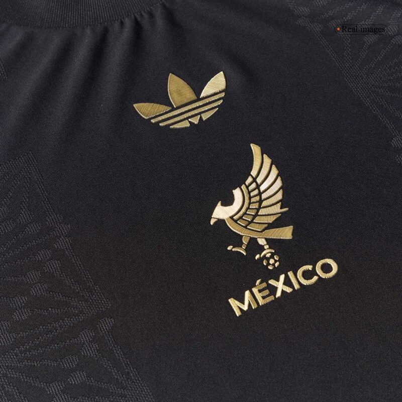 Mexico Third Away Long Sleeve Authentic Jerseys Kit 2025 - Gold Cup