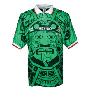 Mexico Vintage Soccer Jerseys Home Kit 1998