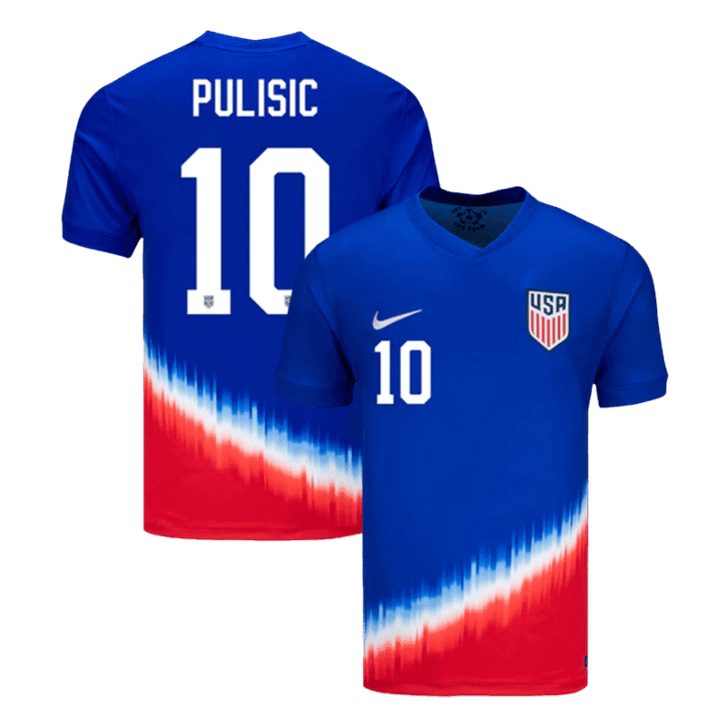 PULISIC #10 USA Away Soccer Jersey Copa America 2024