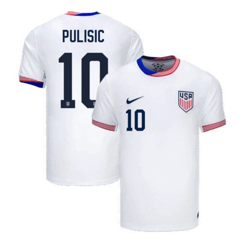 PULISIC #10 USA Home Soccer Jersey Copa America 2024