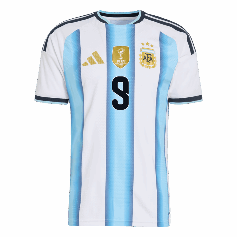 Argentina J.ÁLVAREZ #9 Home Soccer Jersey Authentic 2026