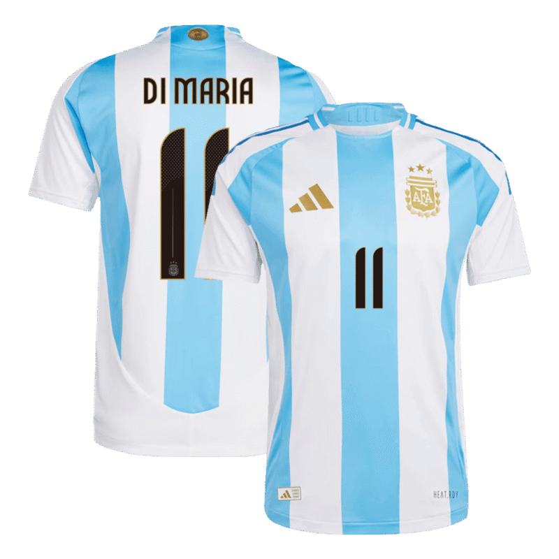 DI MARIA #11 Argentina Home Authentic Soccer Jersey 2024