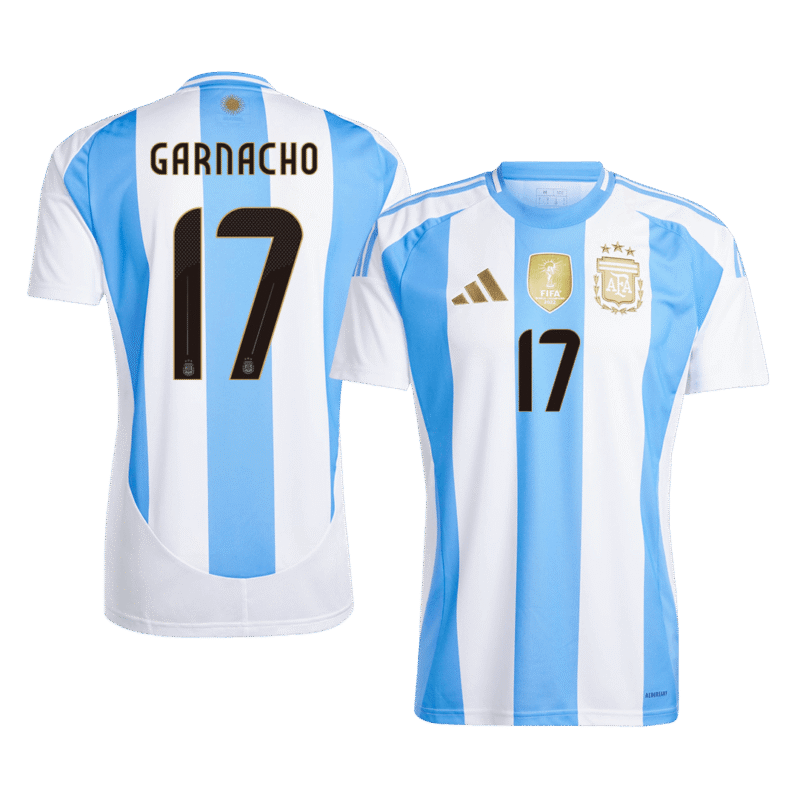 GARNACHO #17 Argentina Home Soccer Jersey 2024