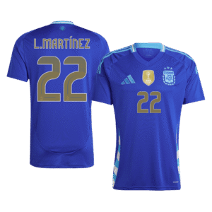 L.MARTÍNEZ #22 Argentina Away Soccer Jersey 2024