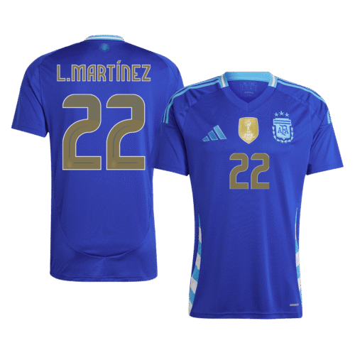 L.MARTÍNEZ #22 Argentina Away Soccer Jersey 2024
