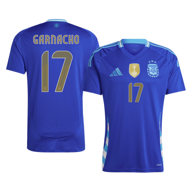 GARNACHO #17 Argentina Away Soccer Jersey 2024