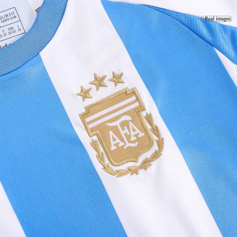 Argentina Home Kids Soccer Jerseys Full Kit 2024