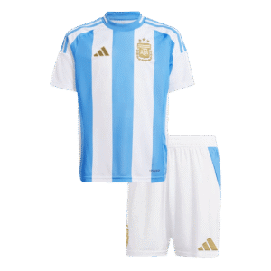 Argentina Home Kids Soccer Jerseys Kit Copa America 2024