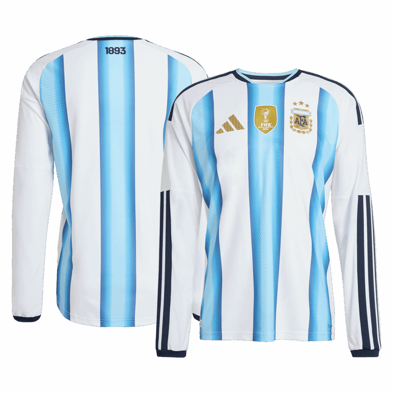 627478_3 Argentina Long Sleeve Home Soccer Jersey 2026