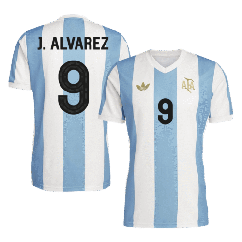 J.ALVAREZ #9 Argentina Soccer Jersey 2024 - 50th Anniversary