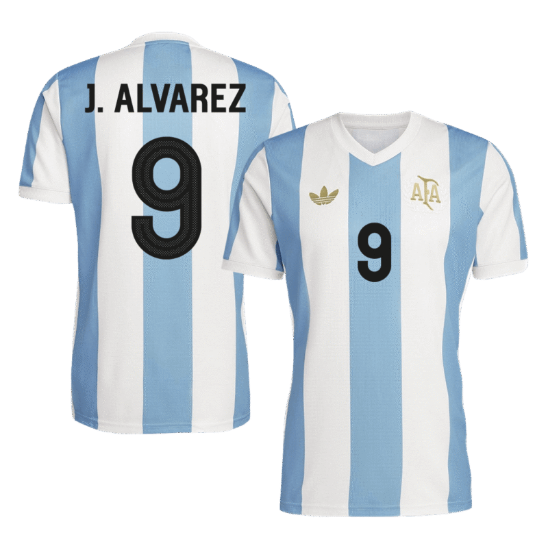 J.ALVAREZ #9 Argentina Soccer Jersey 2024 - 50th Anniversary