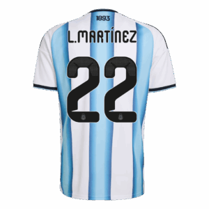 621249_3 L.MARTÍNEZ #22 Argentina Home Soccer Jersey World Cup 2026 Blue&White
