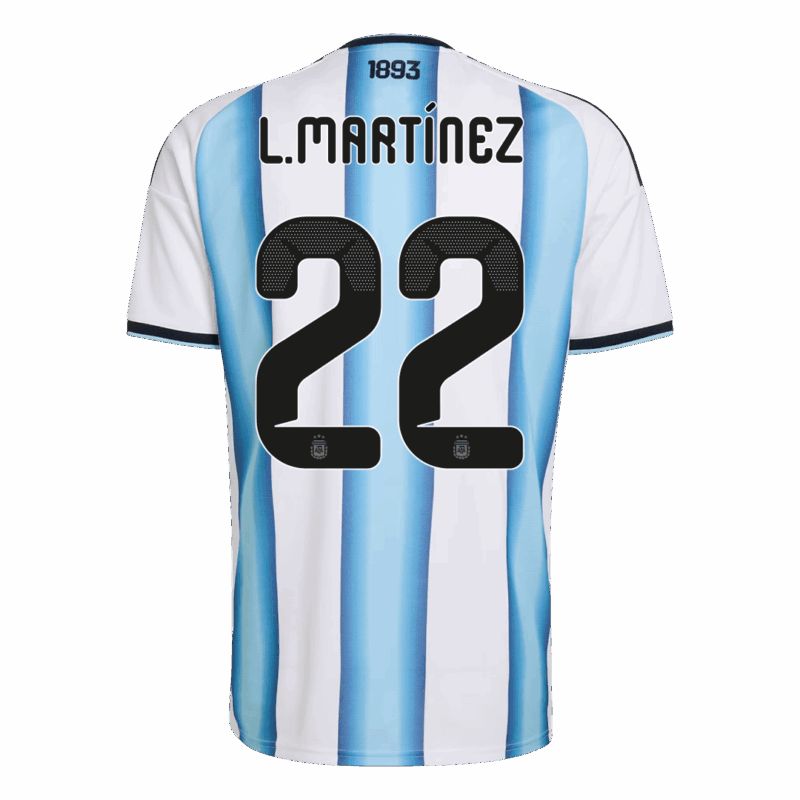 621249_3 L.MARTÍNEZ #22 Argentina Home Soccer Jersey World Cup 2026 Blue&White