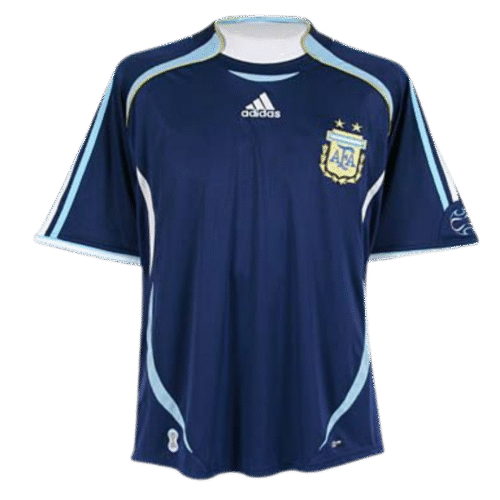 Argentina Vintage Soccer Jerseys Away Kit 2006