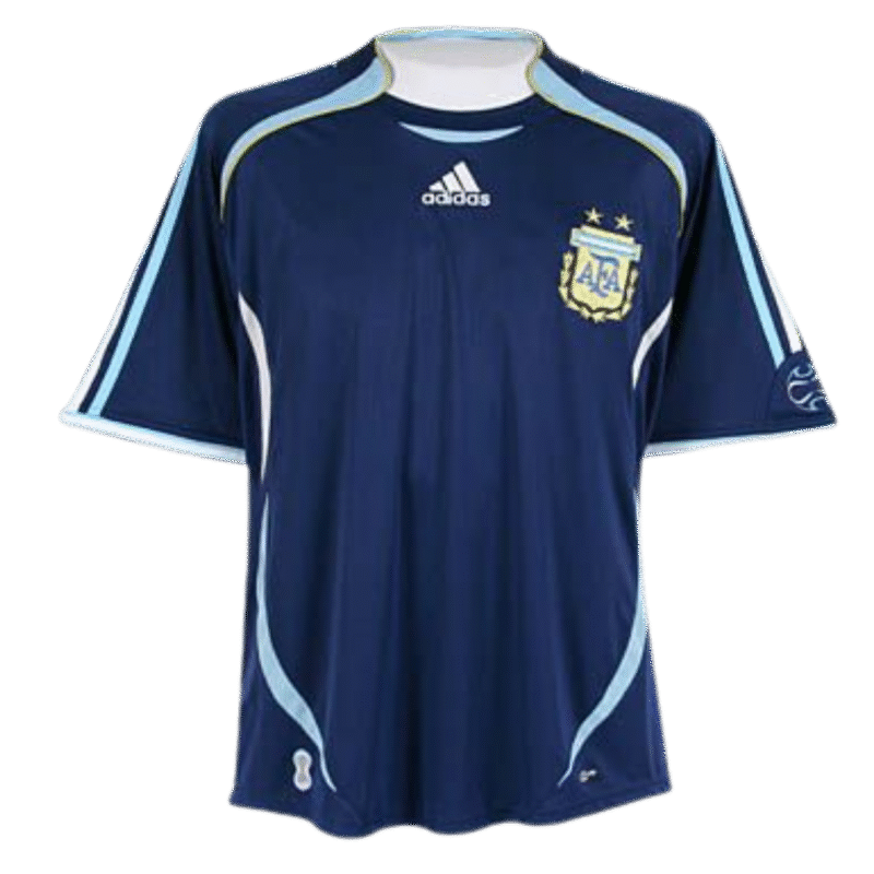 Argentina Vintage Soccer Jerseys Away Kit 2006