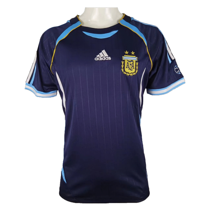 Argentina Vintage Soccer Jerseys Away Kit 2006