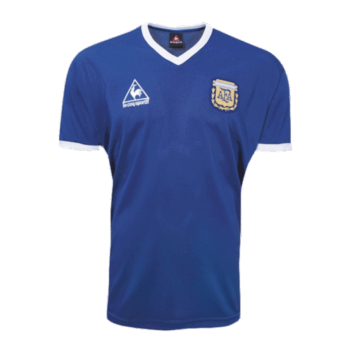 Vintage Soccer Jerseys Argentina Away Jersey Shirts 1986