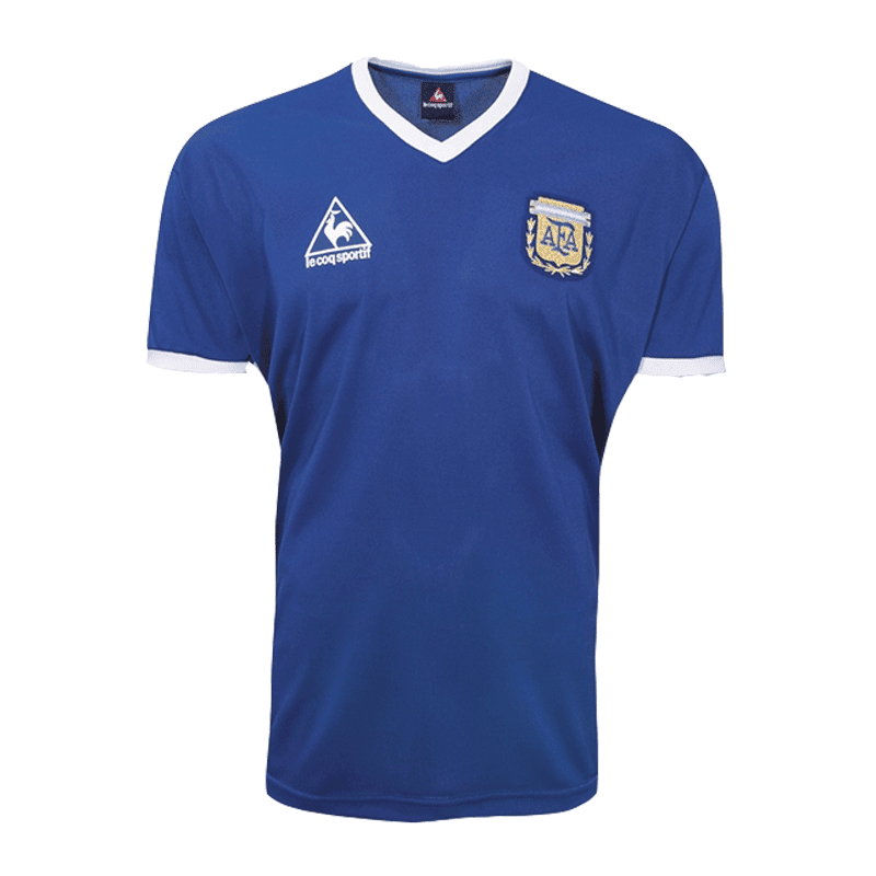 Vintage Soccer Jerseys Argentina Away Jersey Shirts 1986