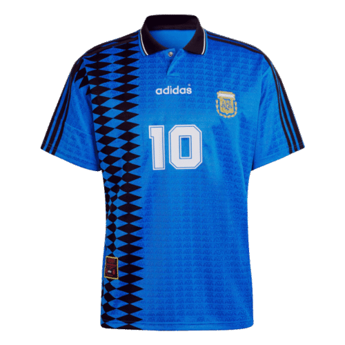 Vintage Soccer Jersey #10 Argentina Away 1994