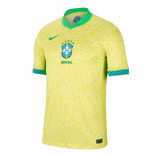 Brazil Home Soccer Jersey Replica 2024
