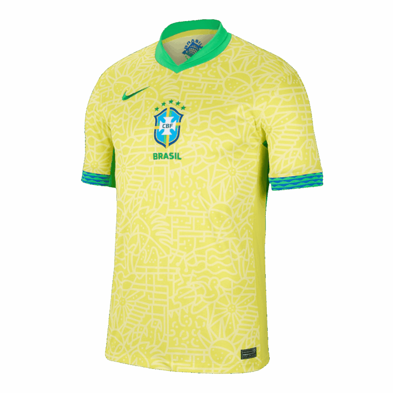 Brazil Home Soccer Jersey Replica 2024