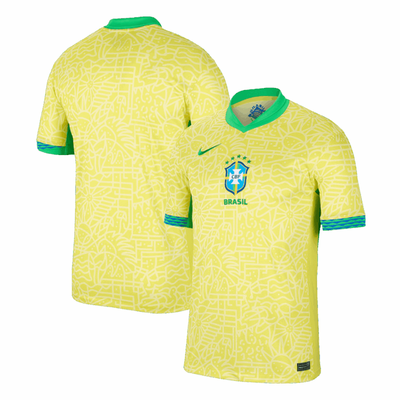 Brazil Home Soccer Jersey Replica 2024