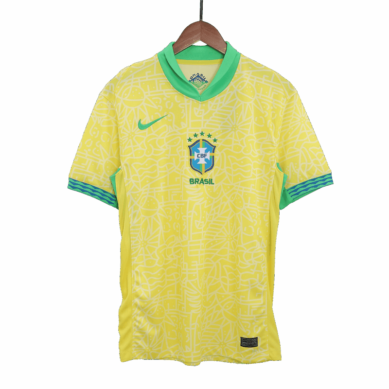Brazil Home Soccer Jersey Replica 2024