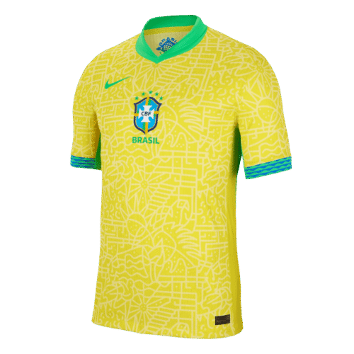 Brazil Home Authentic Soccer Jersey 2024