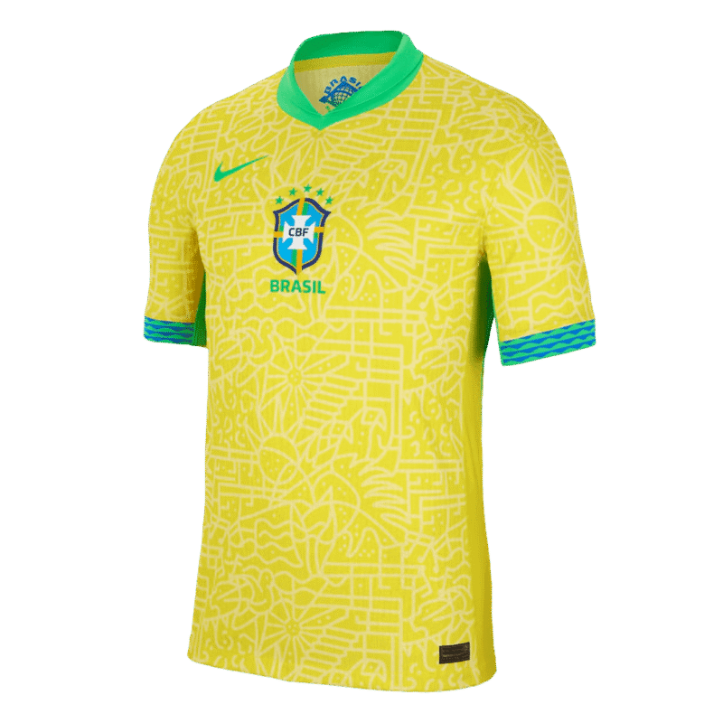 Brazil Home Authentic Soccer Jersey 2024