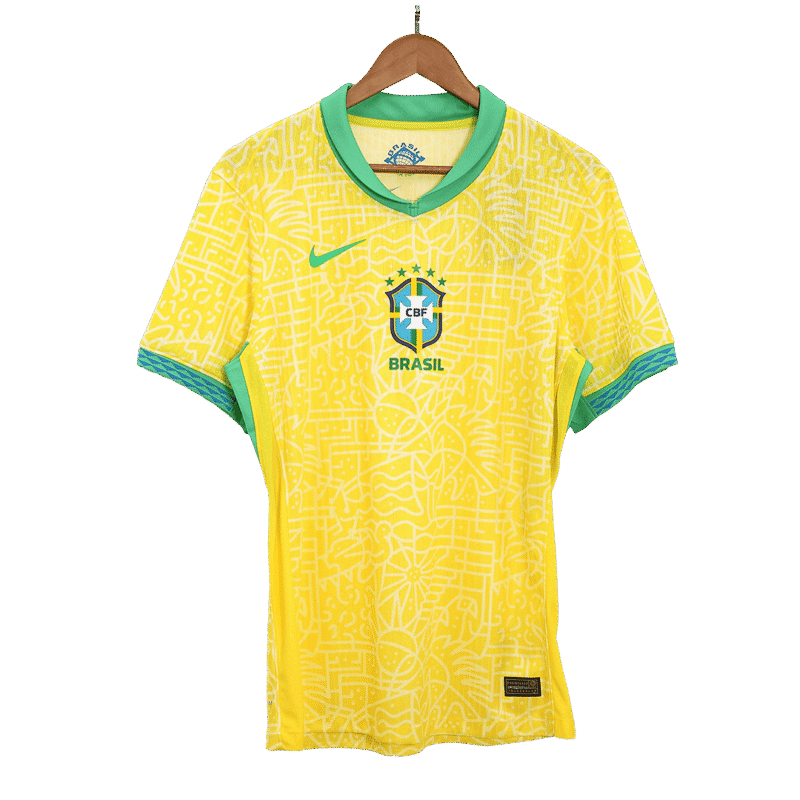 Brazil Home Authentic Soccer Jersey 2024