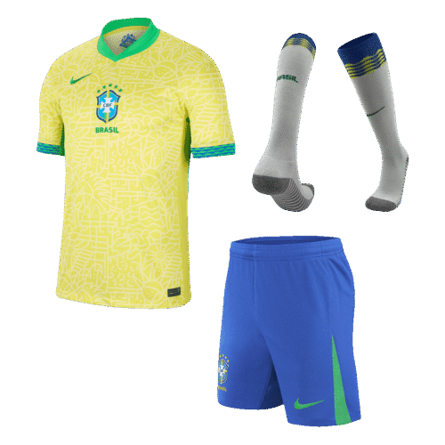 Brazil Home Jerseys Full Kit Copa America 2024