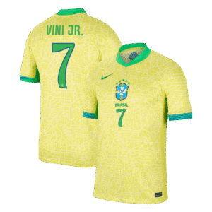 VINI JR. #7 Brazil Home Soccer Jersey Copa America 2024