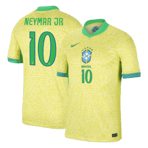 NEYMAR JR #10 Brazil Home Soccer Jersey 2024