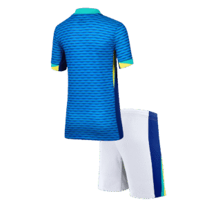 Brazil Away Kids Soccer Jerseys Kit Copa America 2024