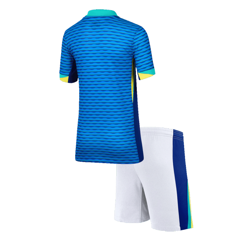 Brazil Away Kids Soccer Jerseys Kit Copa America 2024