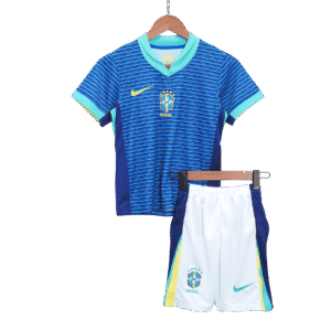 Brazil Away Kids Soccer Jerseys Kit Copa America 2024