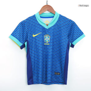 Brazil Away Kids Soccer Jerseys Kit Copa America 2024