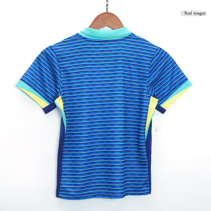 Brazil Away Kids Soccer Jerseys Kit Copa America 2024