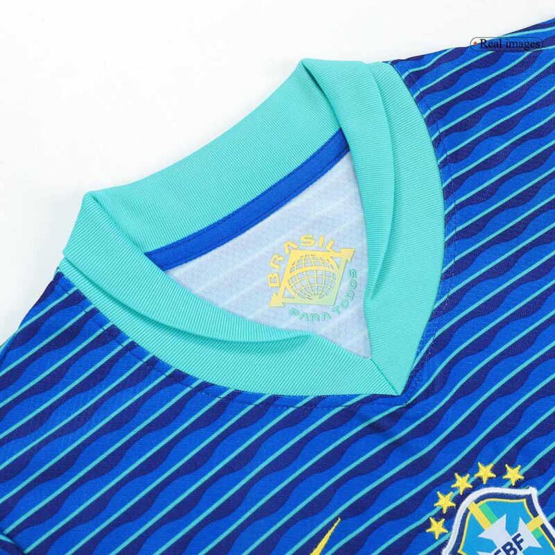 Brazil Away Kids Soccer Jerseys Kit Copa America 2024