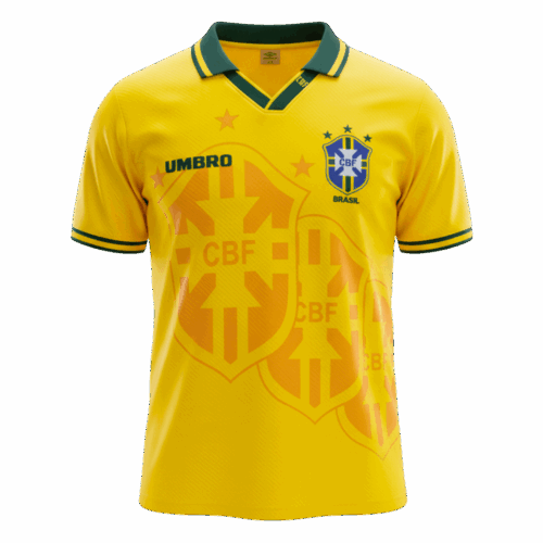 628640_1 Brazil Home Soccer Jersey Retro 1994