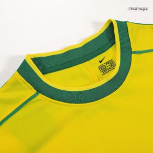 Vintage Soccer Jersey RONALDO #9 Brazil Home 1998