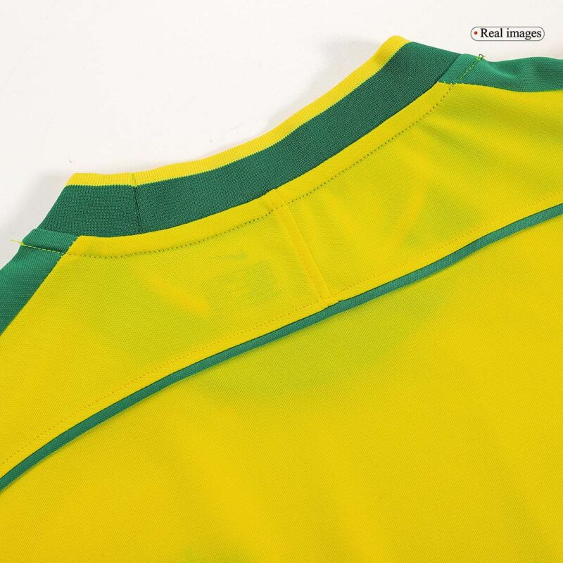 Vintage Soccer Jersey RONALDO #9 Brazil Home 1998