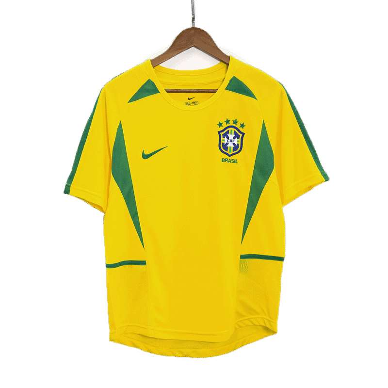 Vintage Soccer Jersey Brazil Home 2002/03