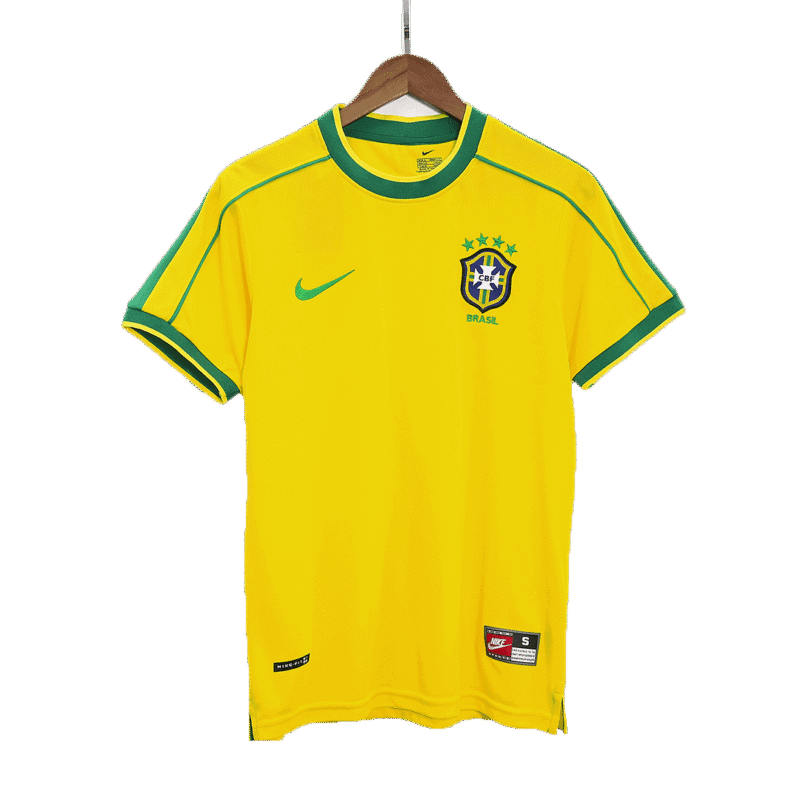 Vintage Soccer Jersey Brazil Home 1998